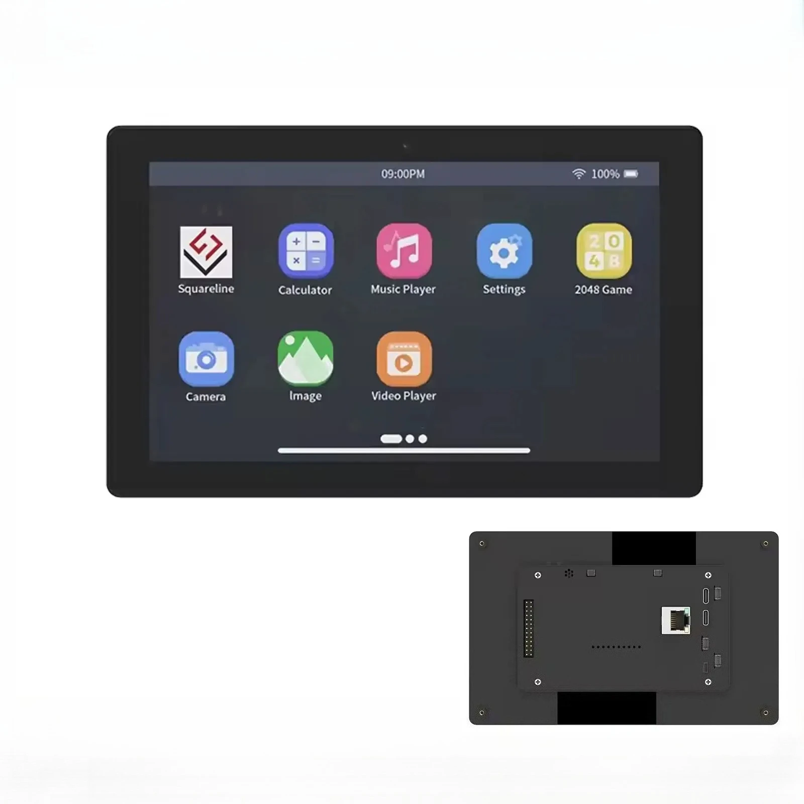 Фото Плата разработки GUITION JC1060P470C с 7-дюймовым сенсорным IPS-дисплеем 1024x600, модулем Wi-Fi и Bluetooth ESP32-C6, корпусом и камерой №1