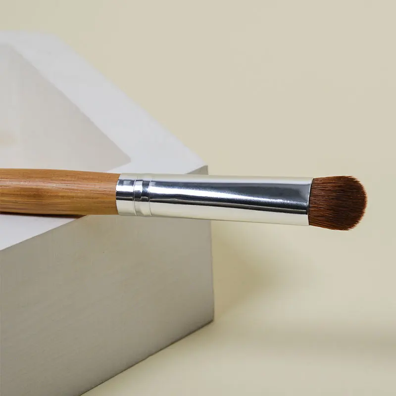 Бамбуковая ручка Кисть для макияжа глаз тени век кисть растушевки мягкие волосы