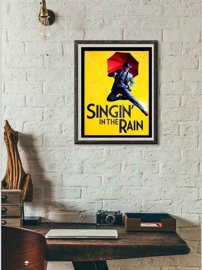 

Классическая художественная картина из фильма «сон под дождем», Шелковый плакат, домашний Настенный декор
