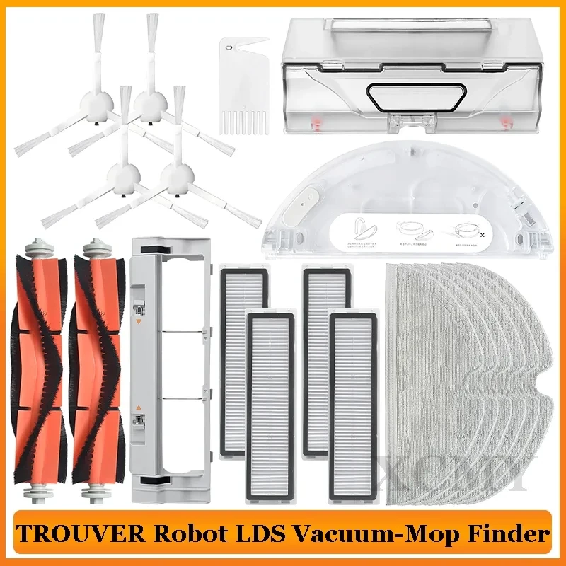 Main/Side Brush Mop Cloths Hepa Filter for Xiaomi Dreame D9 