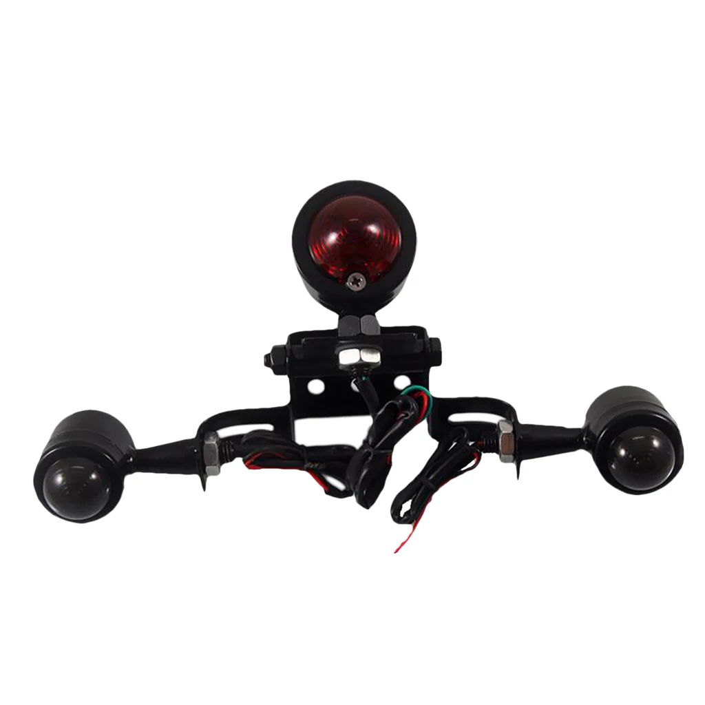 Комплект держателя номерного знака заднего стоп-сигнала мотоцикла для Bobber