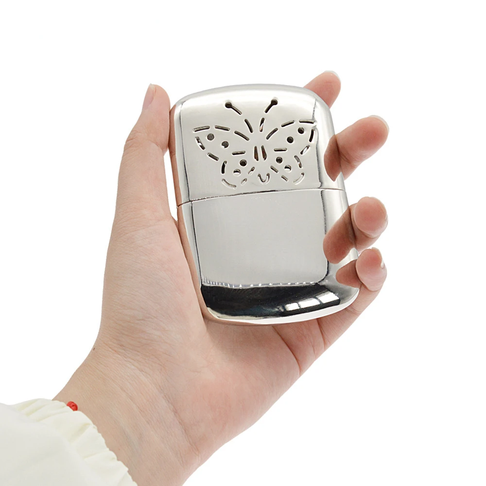 Zinc Alloy Pocket Long-life Ultralight Hand Warmer Indoor&Outdoor Small Handy Warmer Heater Handy Warmer Heater PocketWarmer