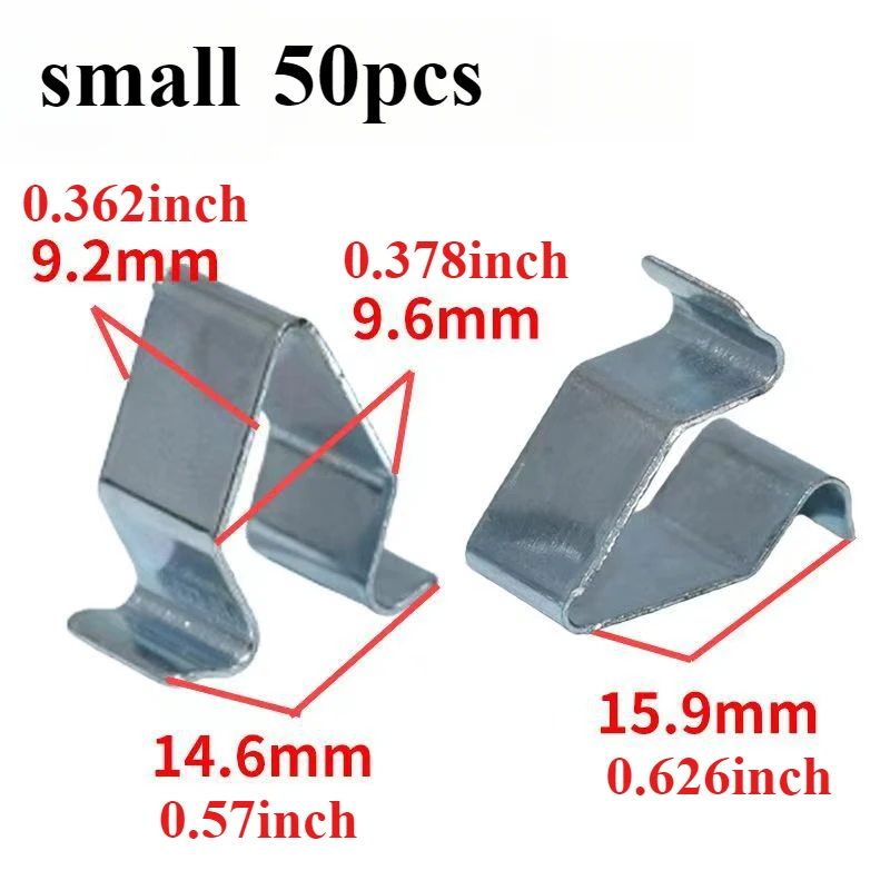 

10-50 шт., зажимы для обшивки панели дверей автомобиля, металлический фиксатор внутренней обивки, заклепки, автозажим для крепления для Audi Seat Skoda
