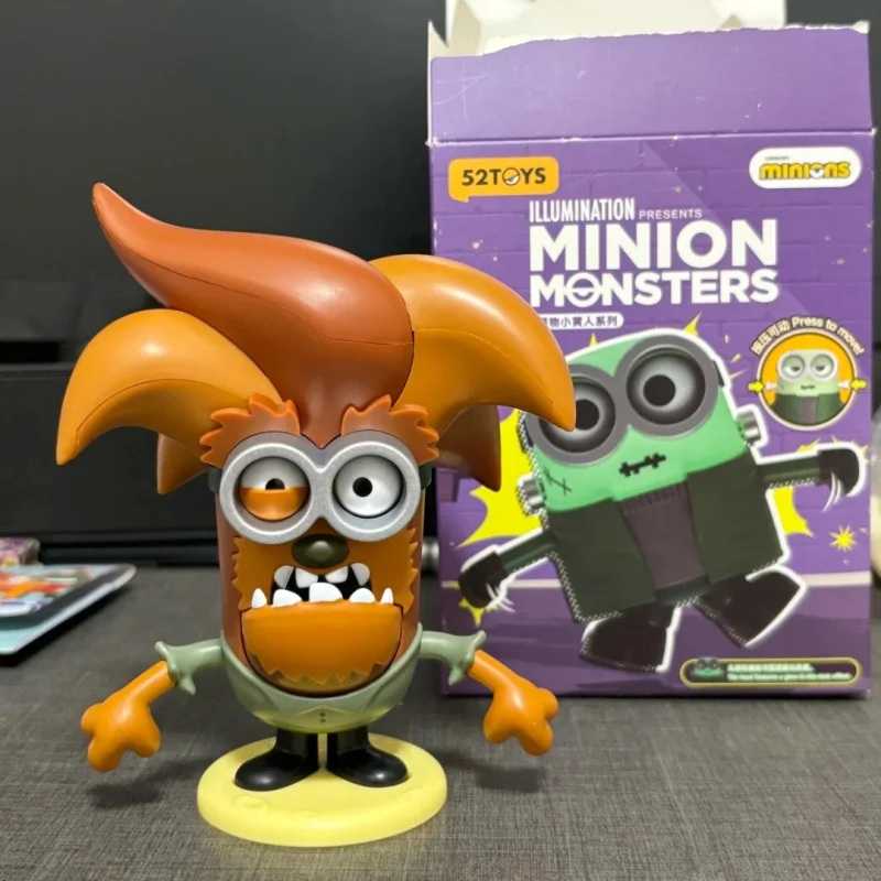 Фото Набор из 6 подвижных фигурок-миньонов 52toys в слепых коробках, игрушки по мотивам Universal Studios, подарок для детей и коллекционеров №3