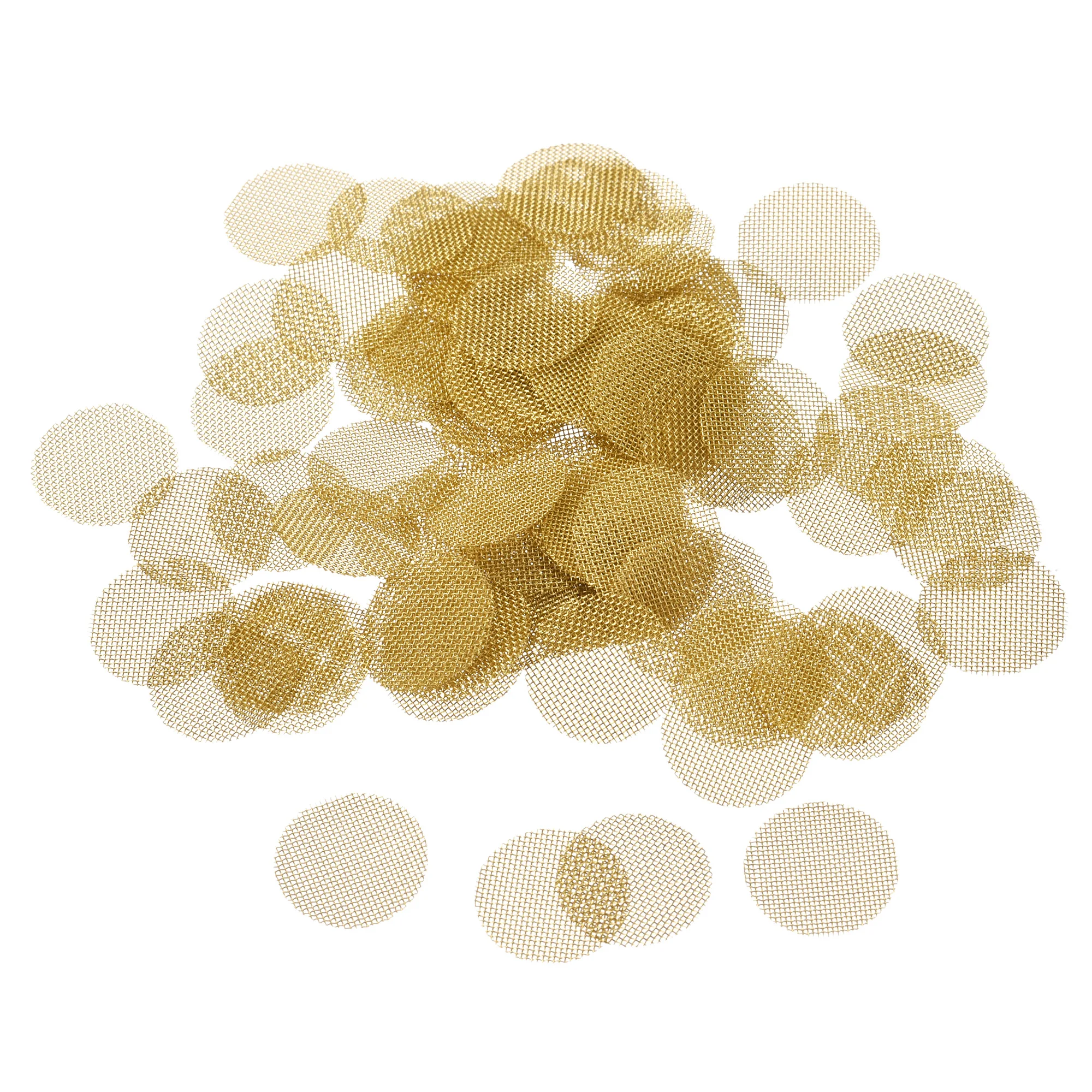 

100pcs 12.7mm Diameter Pipe Screen Brass Screens Multifunctional Smoking Accessories for Pipe Filter
