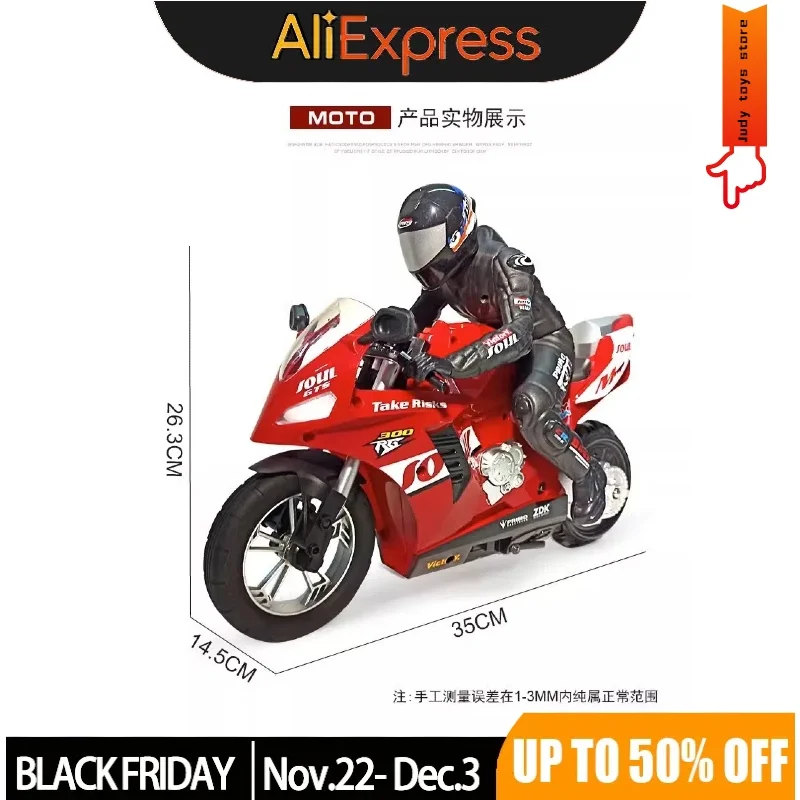 Радиоуправляемый трюк гоночный мотоцикл высокоскоростной наклон дрифт вращение