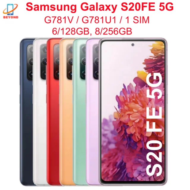 Samsung Galaxy S20FE S20 Lite S20 FE 5G G781V G781U1/DS 6.5" 6/128GB 8/256GB Snapdragon NFC Original Unlocked Cell Phone 1