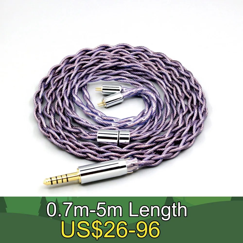 Кабель для наушников type 2 1 8 мм 140 ядер litz 7N OCC 0 78 плоского шага JH Audio JH16 Pro JH11 5 6 7 BA