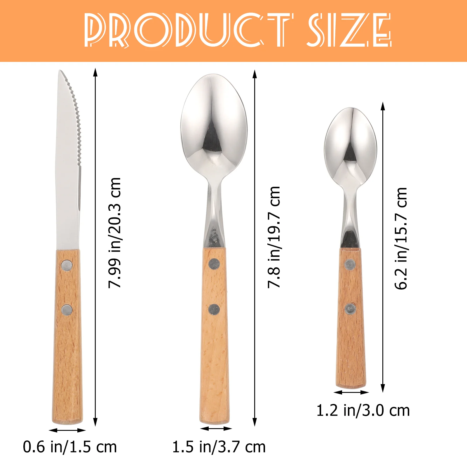 

Cutlery Spoon Set Travel Utensil Sets Lunch Fork Box Camping Holder Tableware