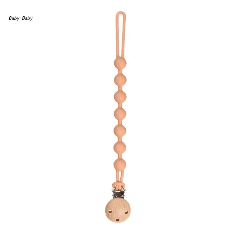 

Q81A Beech Babies Soothing Pacifier Clip Anti-drop Silicone Baby Pacifier Chain