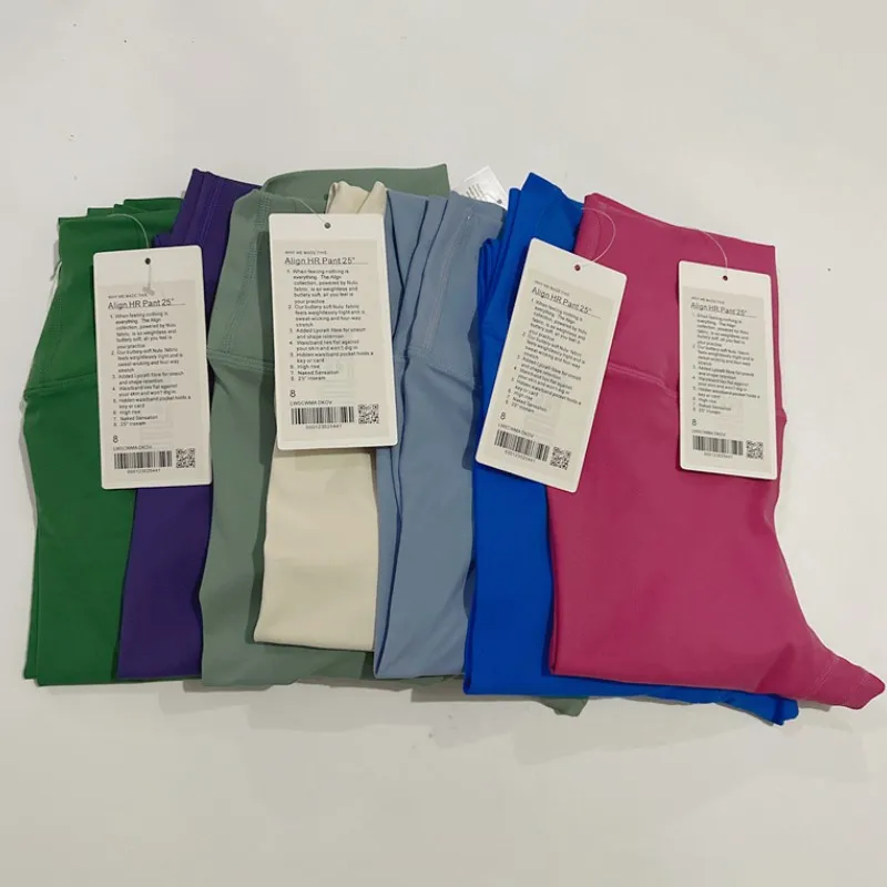 

Solid Color25"Soft High Waist 3.0 Yoga Leggings Luluwomen With Logo Fitness Comprehensive Training Jog Gym Sports Pant Plus Size