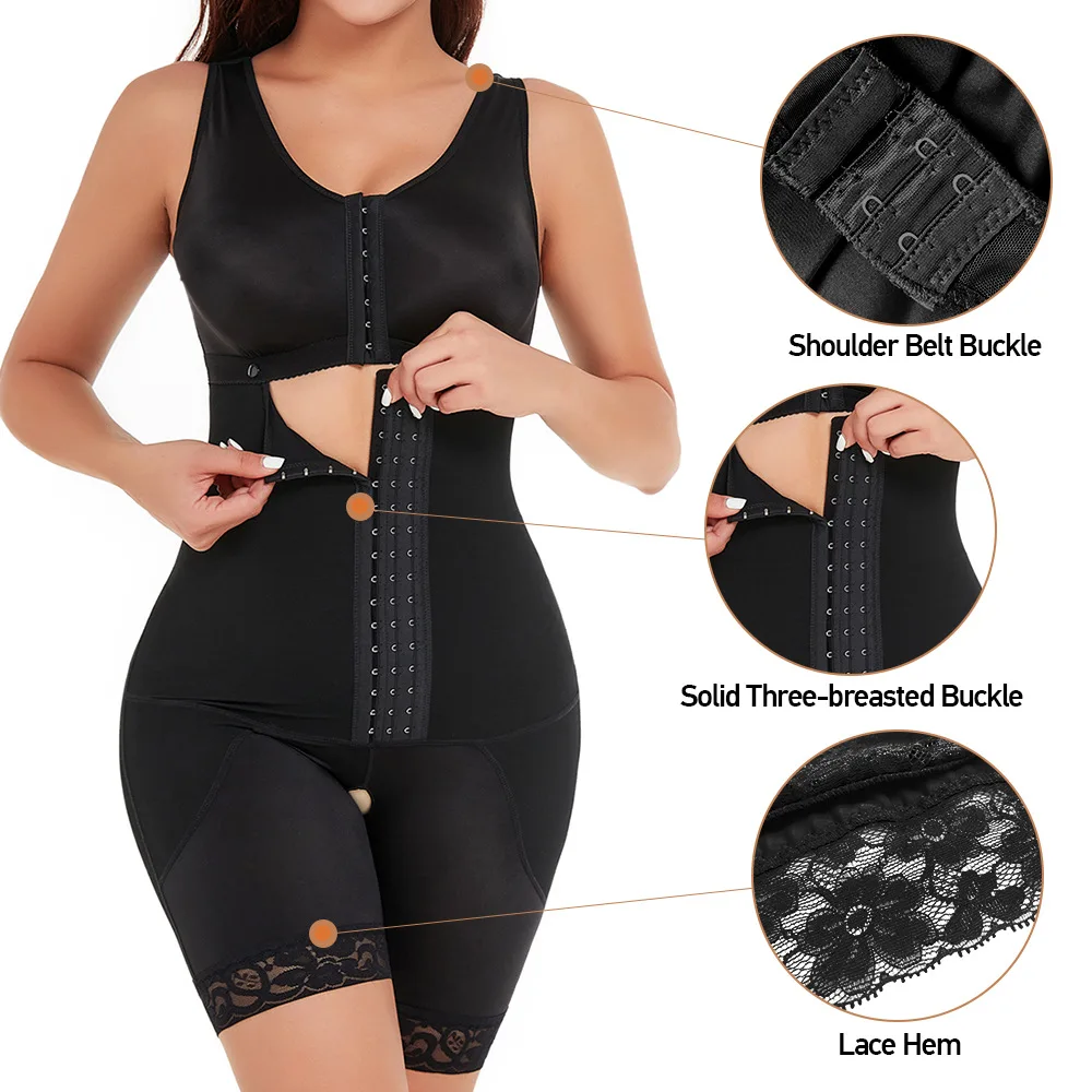 Women's Corset Full Waist Trainer Body Shaper Faja Fajas Colombianas Binders Female Modeling Strap Tummy Slimming Shapewear