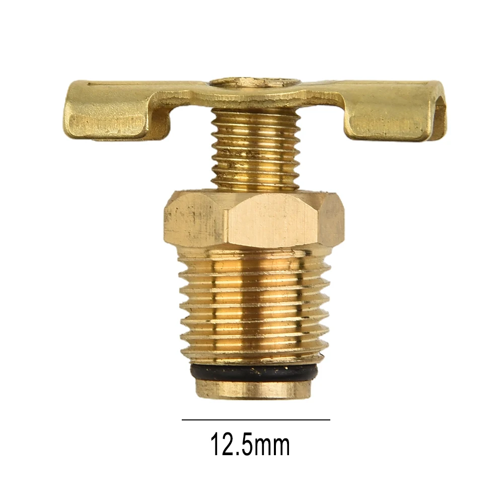 

Air Compressor Tank 1/4" BSP Drain Plug Valve/tap/drain Cock With T-handle Home Improvement Plumbing
