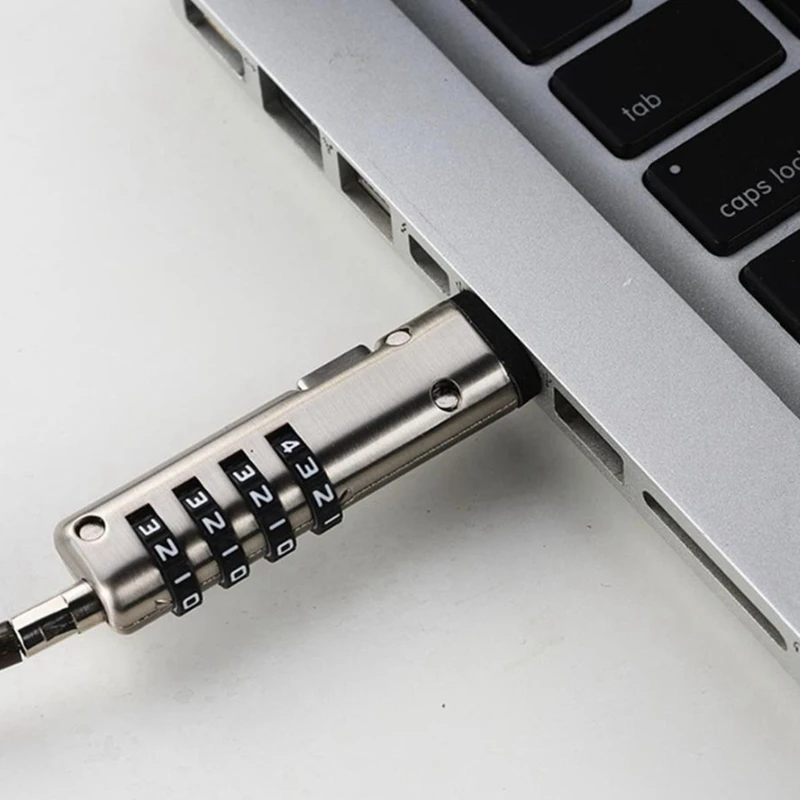 Цифровой универсальный замок 20X 4 USB-замок для ноутбука кабель безопасности