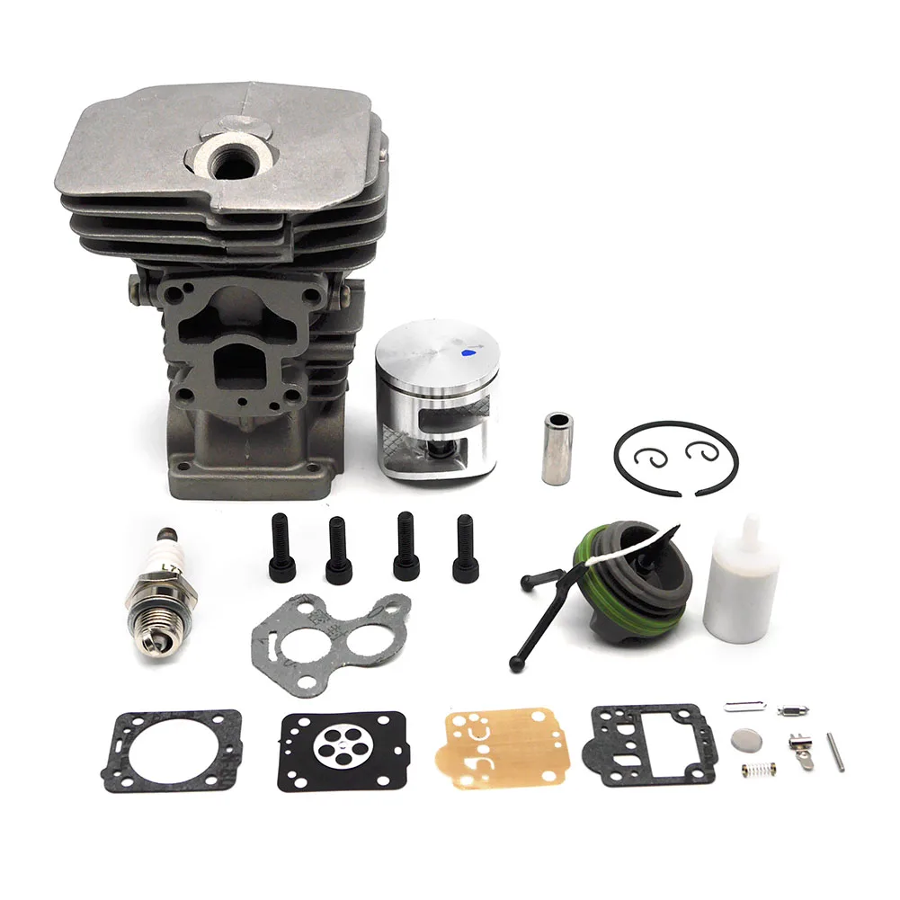 

Chainsaw Cylinder Piston Repair Kit Fit For Husqvarna 435 435E 440 440E 440 II Chainsaw 41mm 504 73 51-01