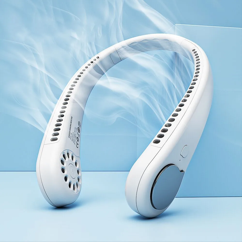 

New Xiaomi Hanging Neck Fan Portable Mini Cooling Fans Handheld Fan Bladeless USB Charging Sports Fan Suitable For Outdoor