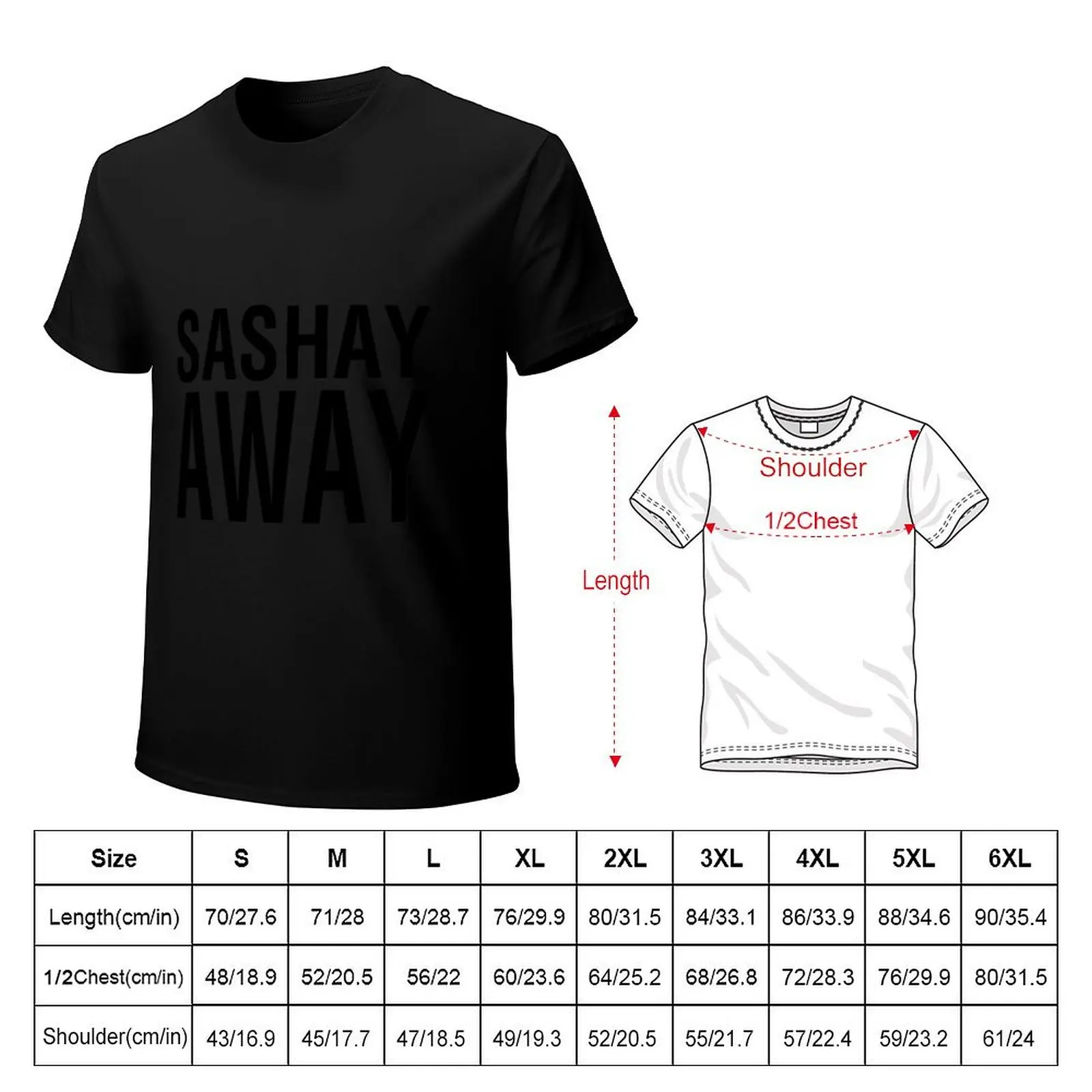 Мужская футболка с рисунком SASHAY AWAY (BLK) Винтажная Футболка оверсайз одежда в стиле