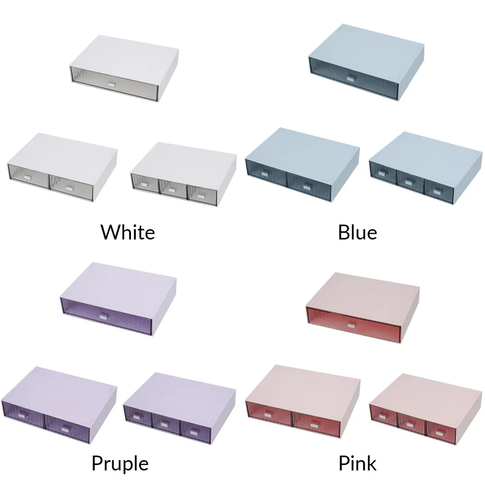 

Desk Organizer Surprise Gift Drawer Type Home Storage Cosmetic Organizers Stripe Made Of Plastic Multipurpose With 6 Drawers