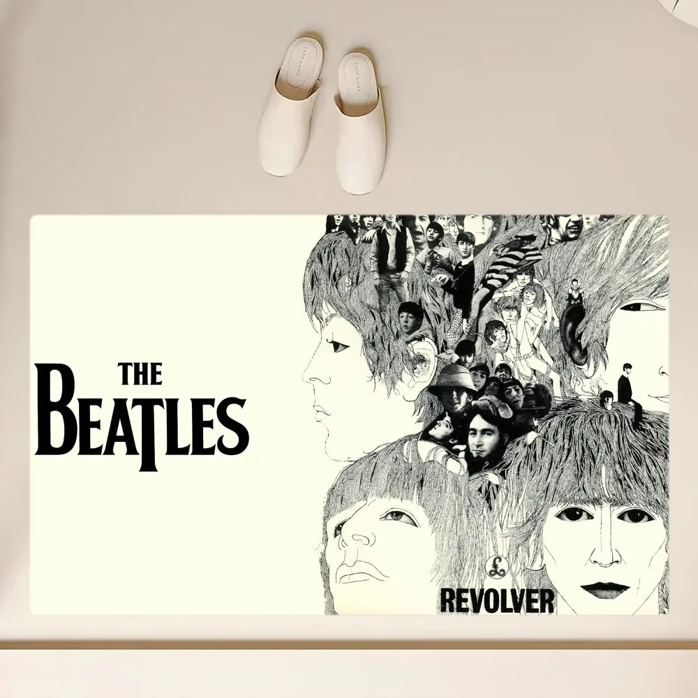 Напольный коврик Band T-The B-Beatles нескользящий для ванной кухни спальни гостиной