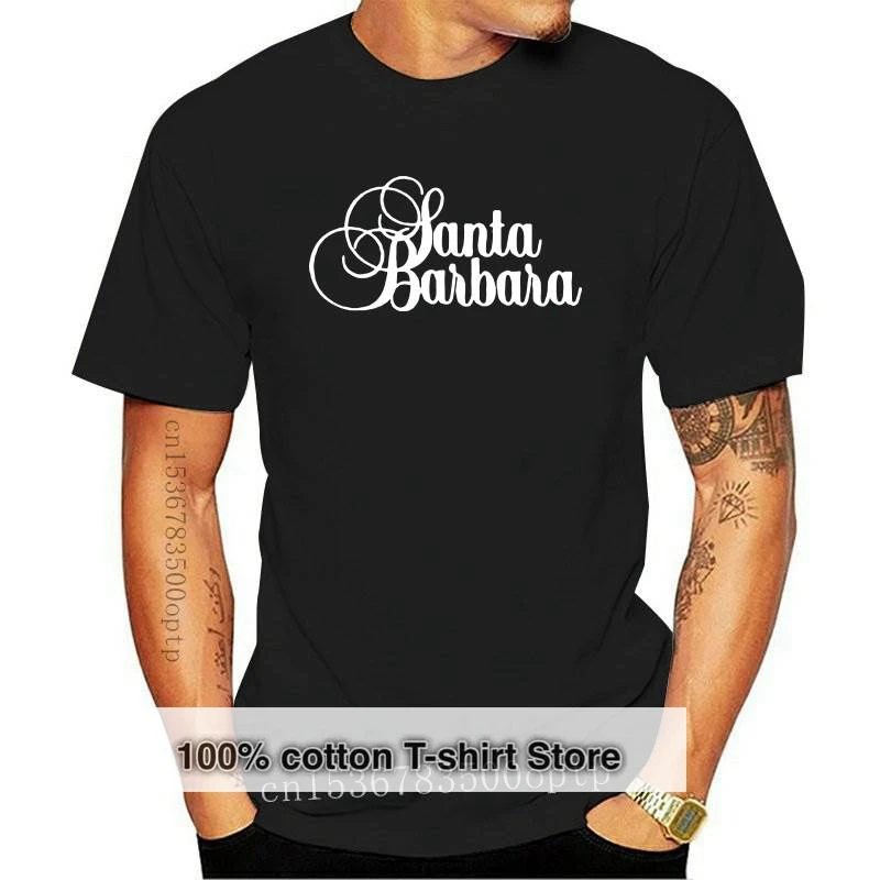 

New Santa Barbara Retro Tv Soap Opera 80s 90s T Shirt cotton tshirt men summer fashion t-shirt euro size