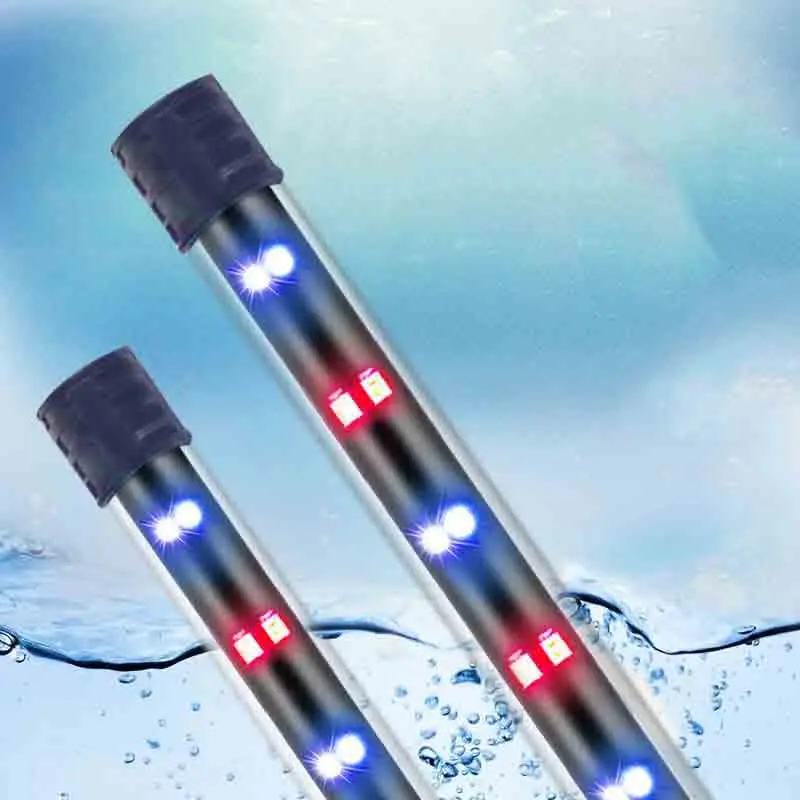

Shrimp Aquarium Light Blue Red Bracket Full Spectrum Hydro Tank Lamp Screen Waterproof Jellyfish Luces Aquarium Equipment