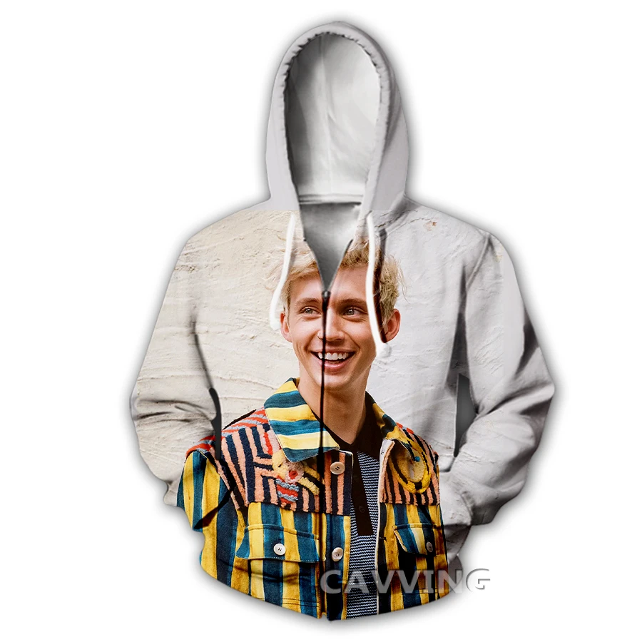 

Толстовка CAVVING с 3D принтом Трой Сиван толстовки на молнии с капюшоном на молнии Толстовка Harajuku толстовка с капюшоном для мужчин/женщин 01