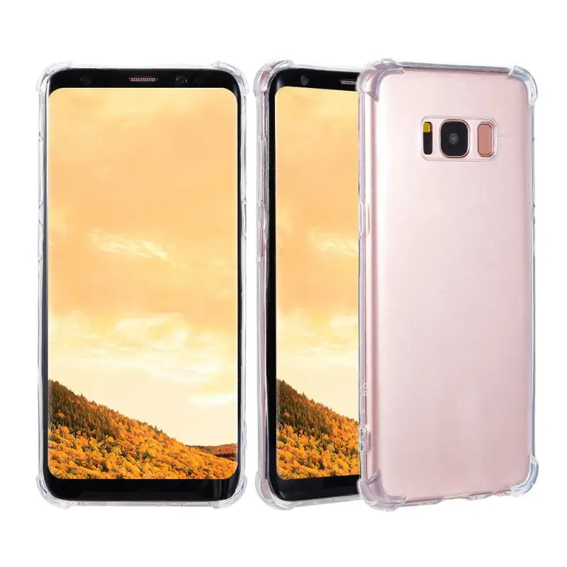 

For Samsung Galaxy S8 Plus case Portable TPU Case Protector Shell Anti-dust Clear Shockproof Back Cover