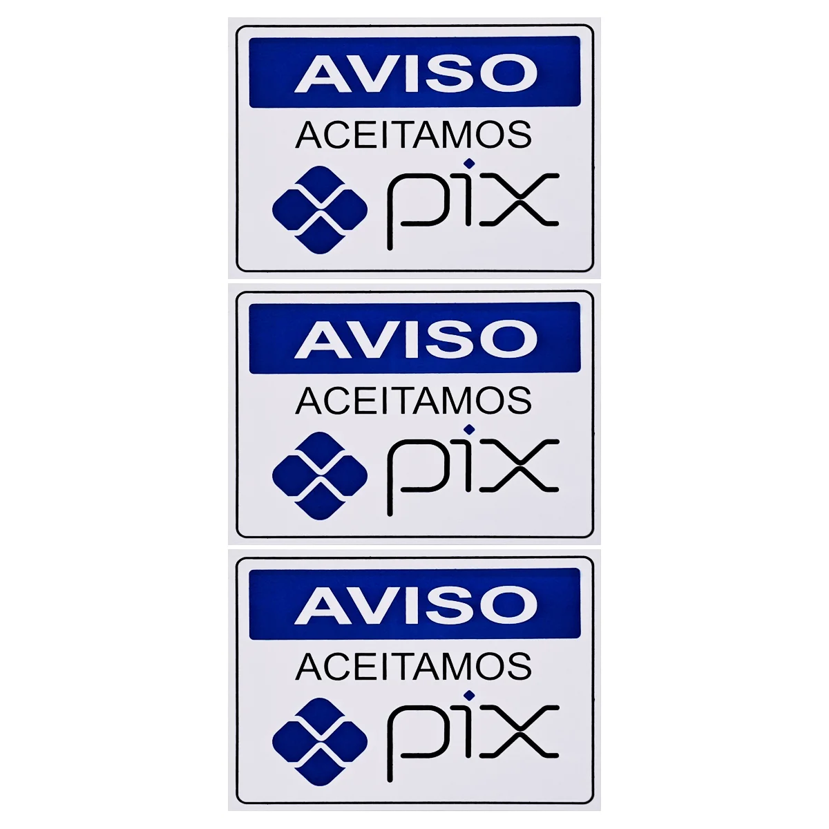 

Combo 3 Signal Boards Warning We Accept Pix 20x15 Access-P-32/3 F9e