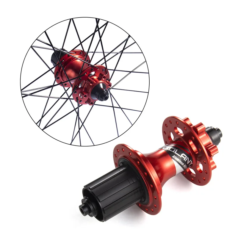 

MTB Bicycle Hub Accessories Aluminum Alloy 32 Holes 8-11 Speed Quick Release Thru-Axle Disc Brake Hub Hg Freewheel Bike Part