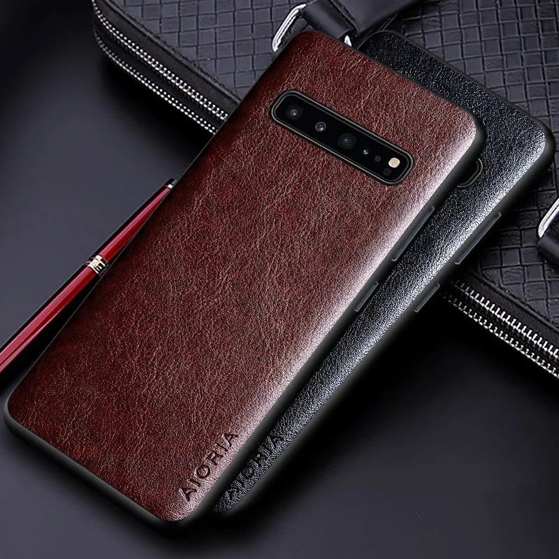 

Чехол для Samsung Galaxy S10 Plus S10E S10 Lite 5G coque, роскошный кожаный деловой однотонный чехол для samsung galaxy s10, чехол