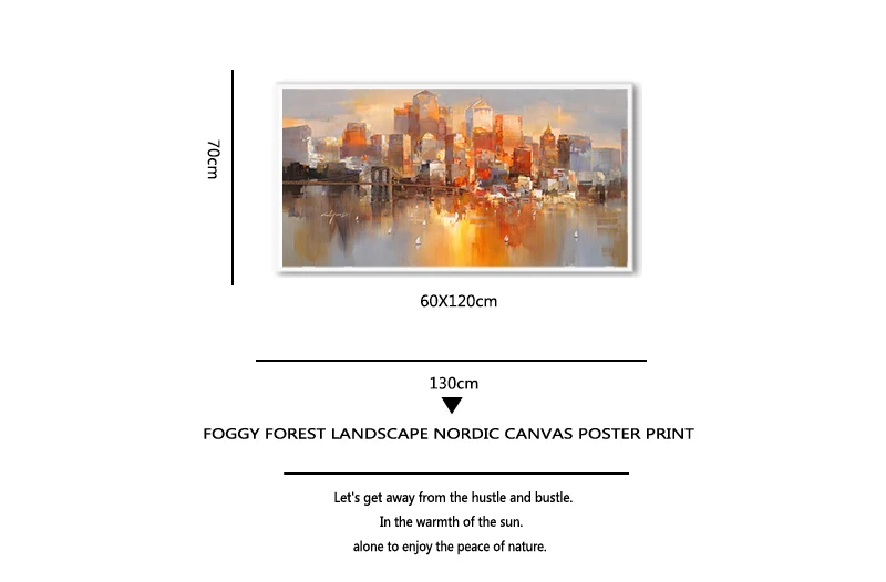 Картины с изображением города дождя искусства украшение для комнаты абстрактная