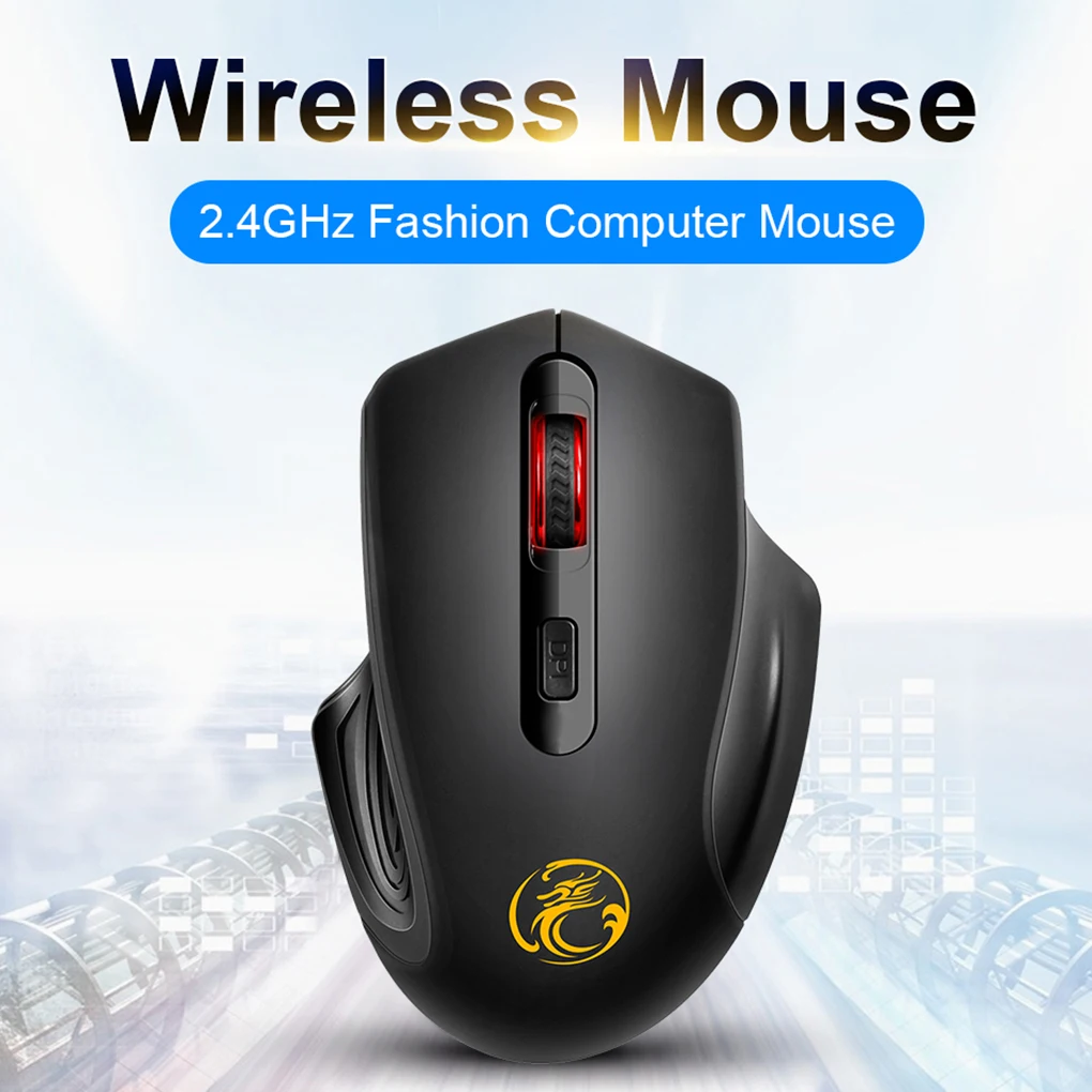 

Wireless Computer Mouse USB 2.4 Ghz 2000 DPI Ergonomic Mouse Power Saving Gaming Mause Optical PC Mice For Laptop PC