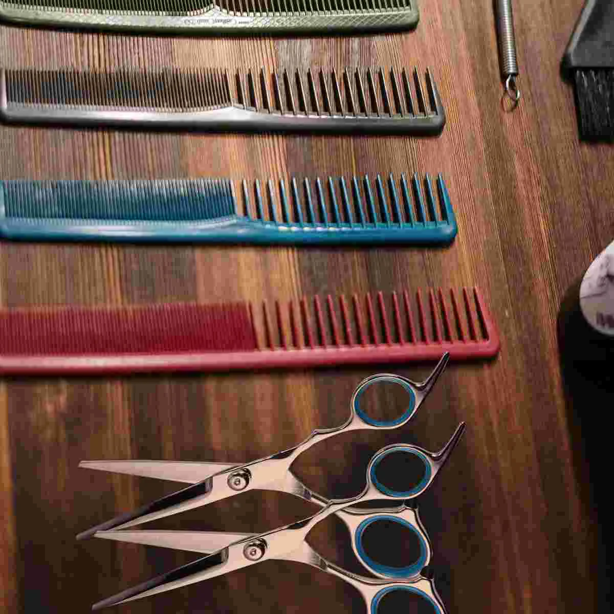 

7pcs Professional Hairdressing Scissors Kit Hair Scissors Hair Comb for DIY