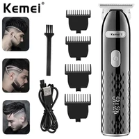 kemei 5038 professional 3 speed hair trimmer for men blade can be zero electric beard trimmer powerful edge hair cutting machine