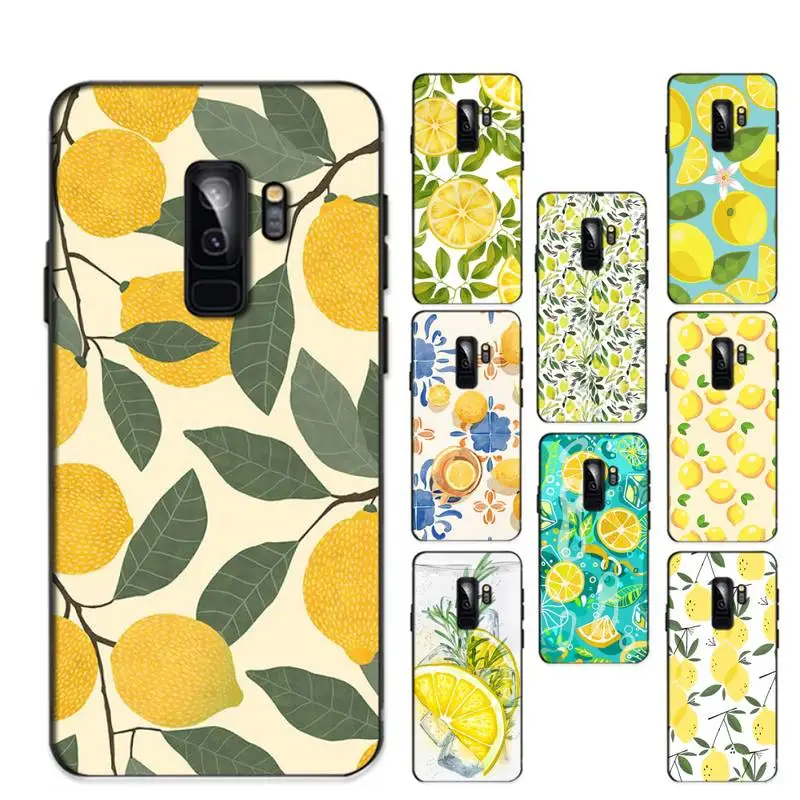 

Summer fruit lemon Phone Case For Samsung S 9 10 20 21 22 23 30 23plus lite Ultra FE S10lite Fundas