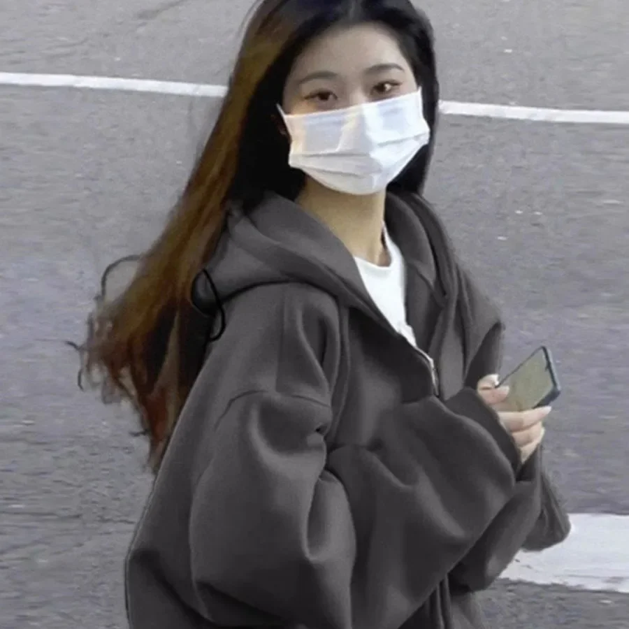 Оптовая продажа дропшиппинг кардиган на молнии цветная толстовка женская