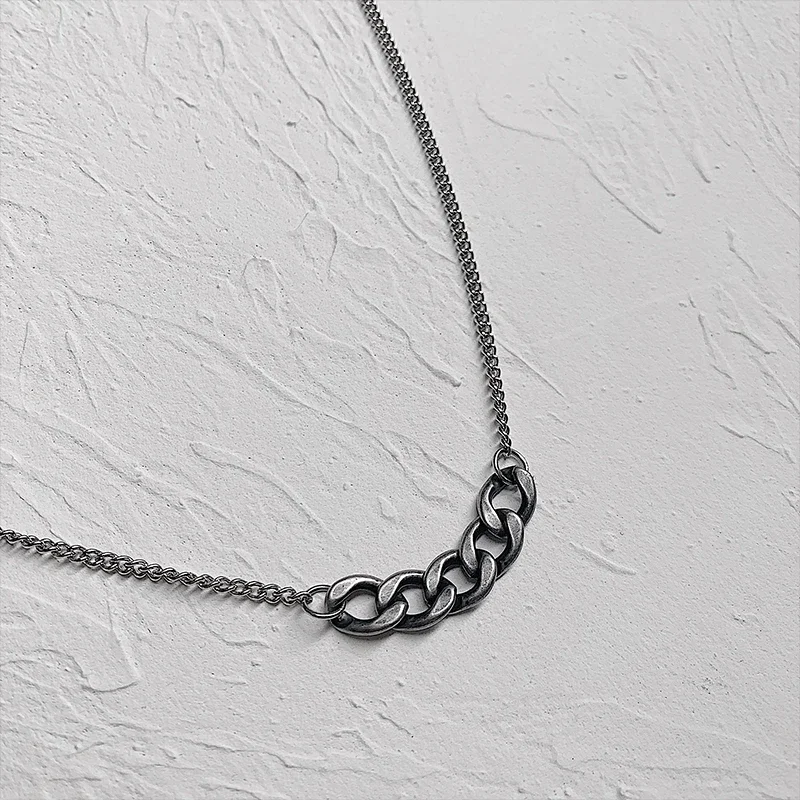 Ожерелье для мужчин в стиле хип-хоп Рок ожерелья из нержавеющей стали