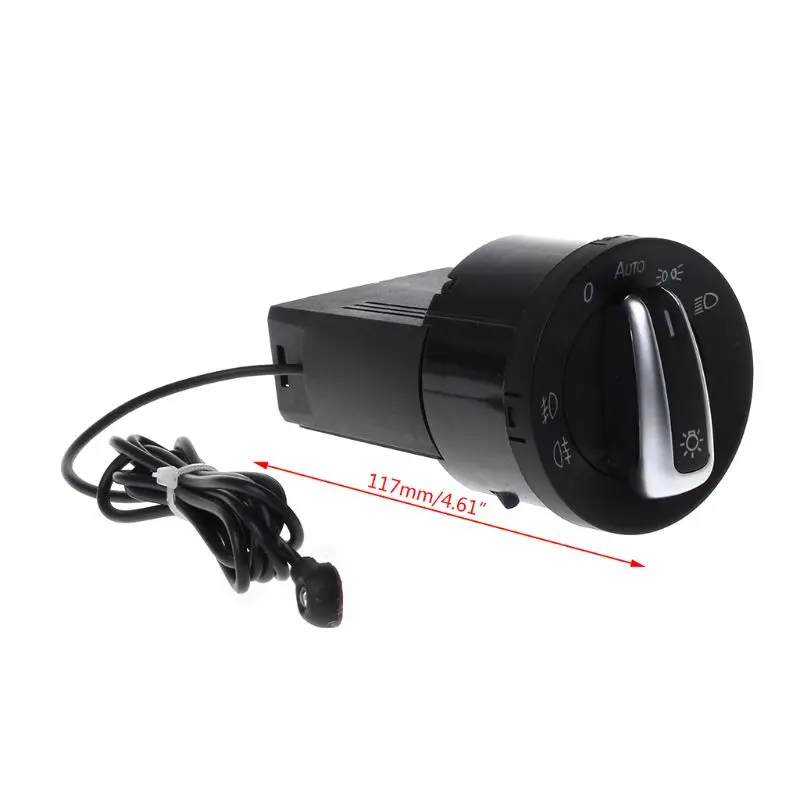 Car Headlight Switch Auto Interior Fog Lamp On Off for Golf 4 Jetta MK4 B5 Plug images - 6