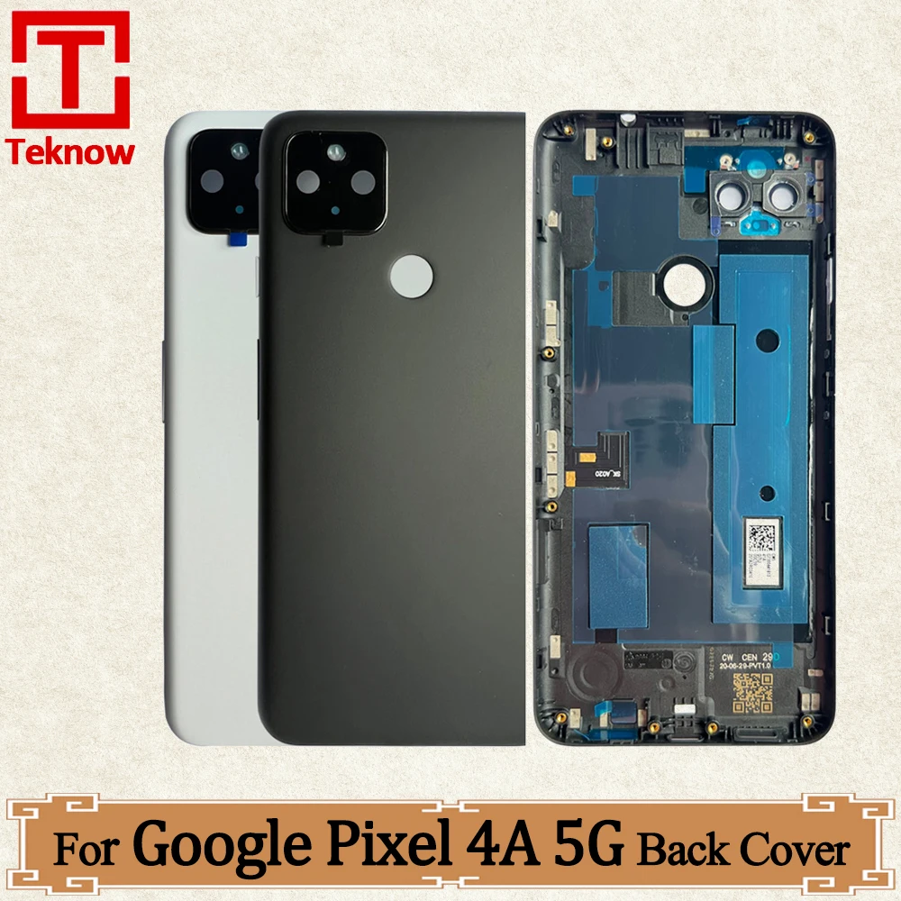 Оригинальная задняя крышка батарейного отсека для Google Pixel 4A 5G корпуса GD1YQ G025I