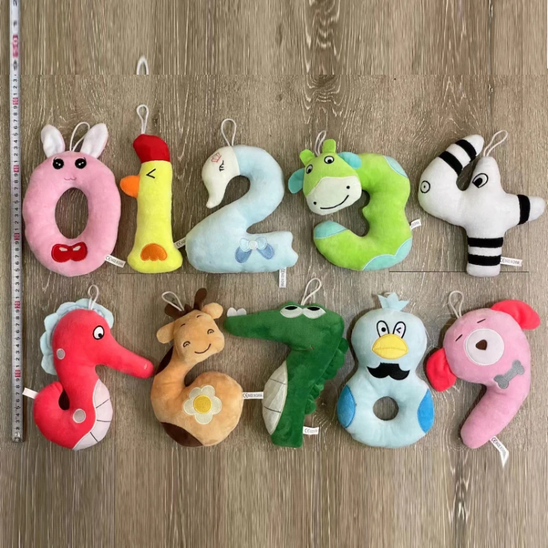 

Говорящие плюшевые игрушки алфавита, 1-10 см