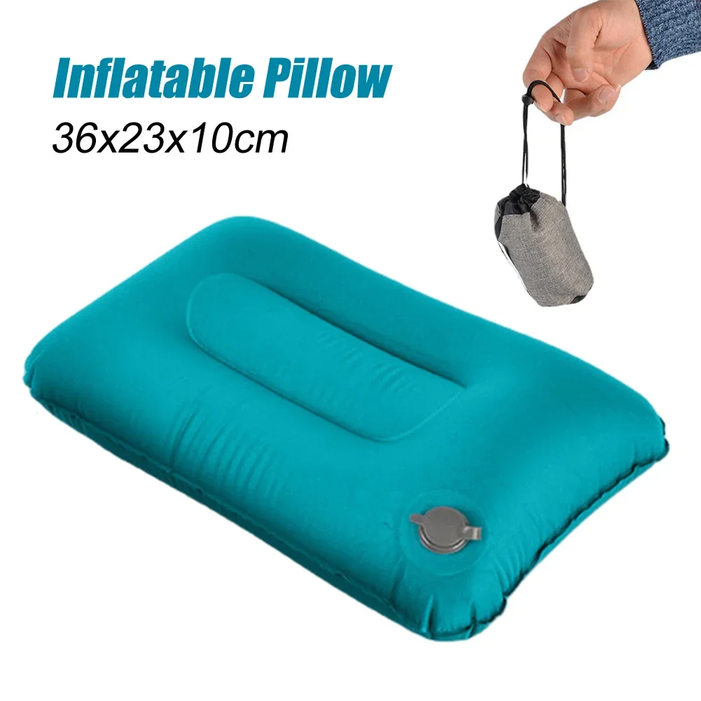 

Inflatable Pillow Camping Air Pillow Cervical Protection Ultralight Hiking Sleeping Pillow Outdoor Compressible Travel Pillow