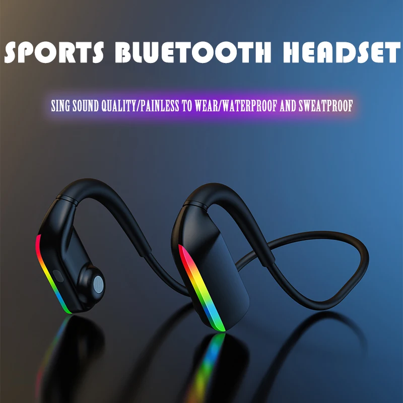 

Bluetooth-гарнитура 2022 с воздушной проводимостью и отличным качеством звука для спорта, беспроводные наушники Bluetooth IPX7 с микрофоном