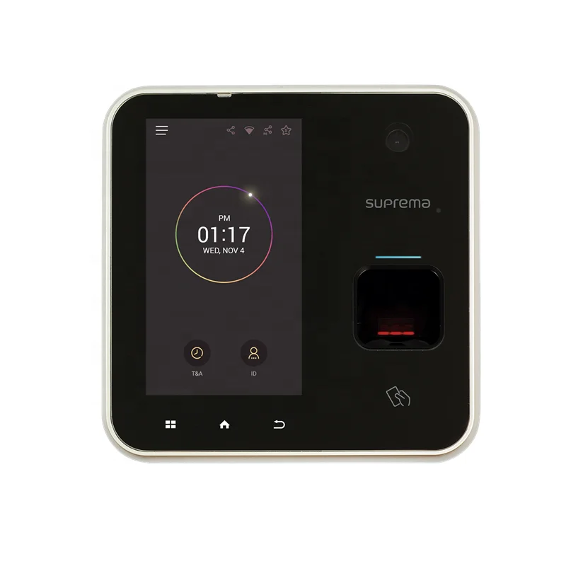 

5 Inches TFT LCD Suprema BioStation A2 Biometric Live Fingerprint Time Attendance and Access Control Built-in WIFI