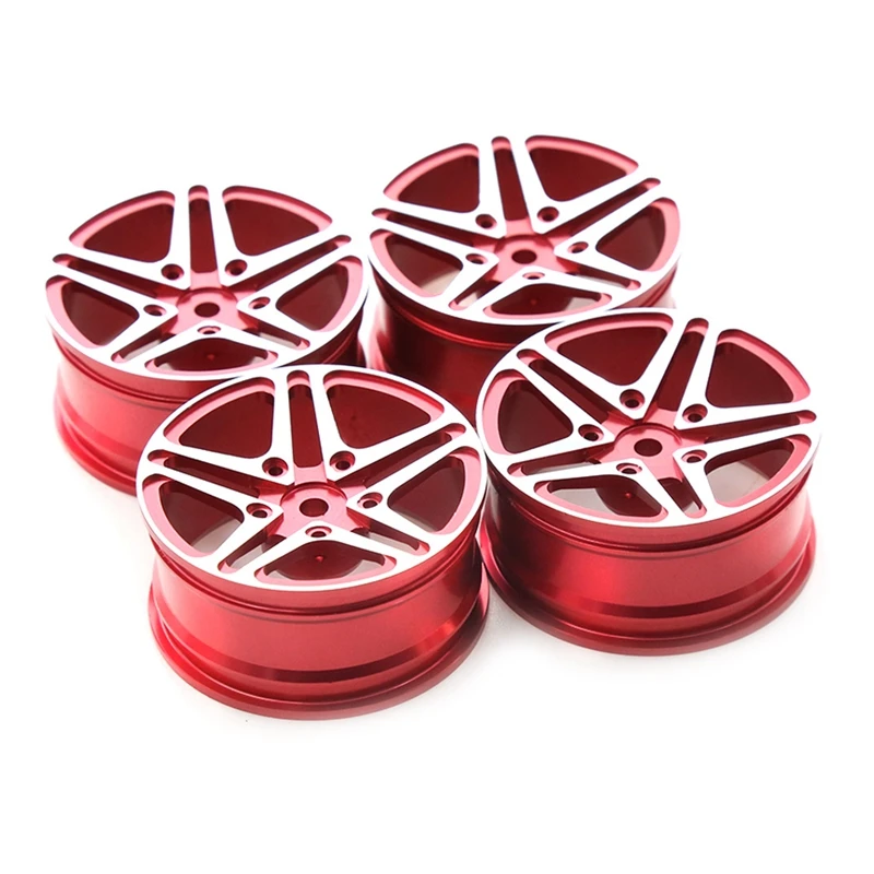 

4 шт. металлические 5-спицевые 52 мм обода колеса для 1/10 RC On-Road Drift Car Traxxas HSP Tamiya HPI Kyosho RedCat SAKURA Parts