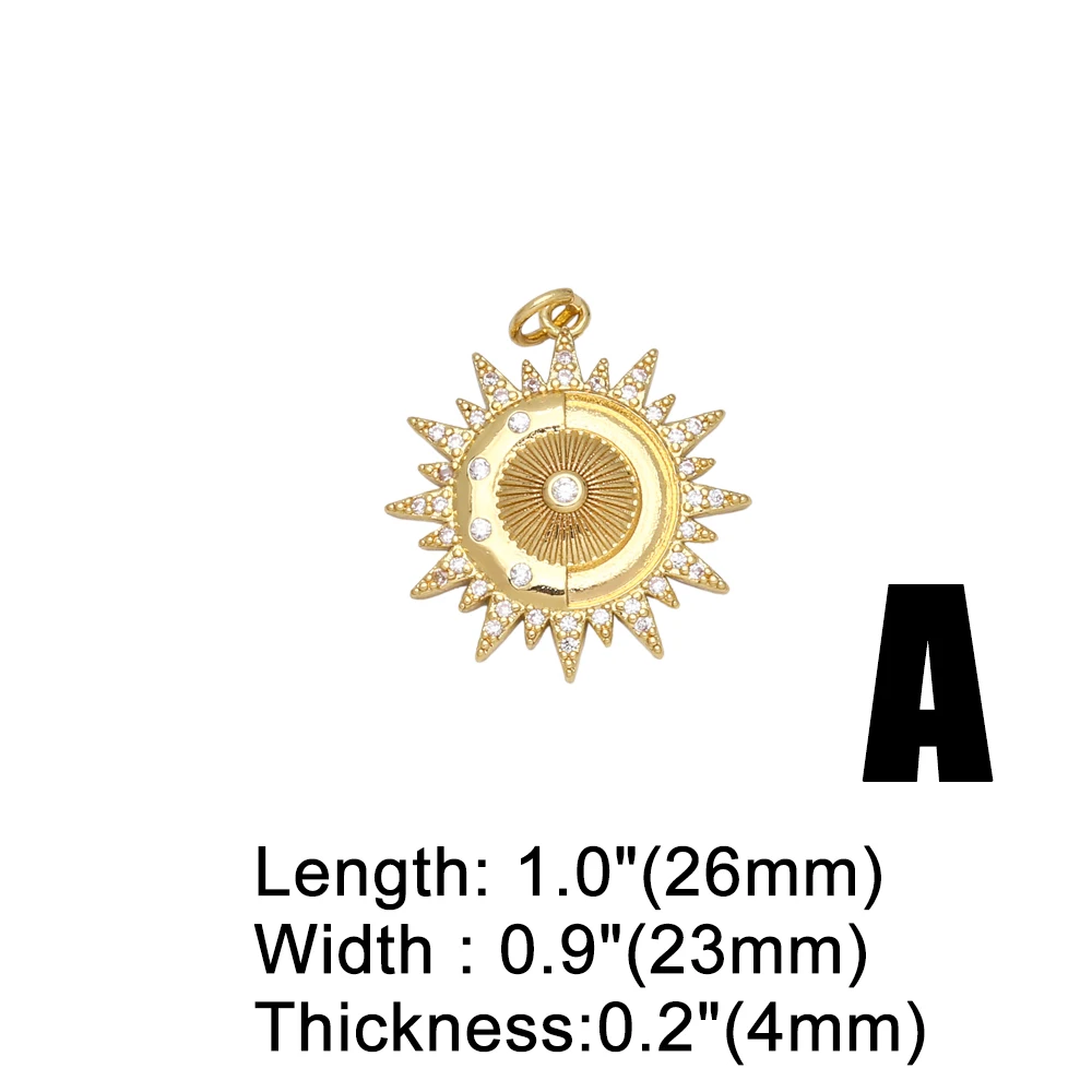 OCESRIO Большие Подвески-кинжалы для изготовления ожерелья позолоченные медные