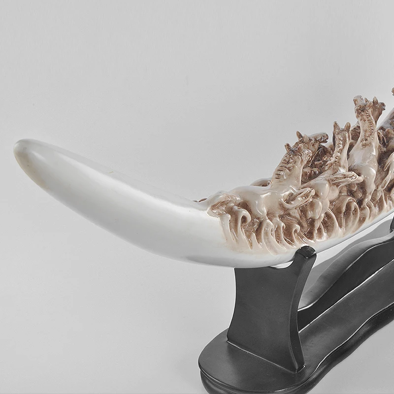 Европейская смола Lucky Lvory скульптура украшения домашний интерьер офисная комната