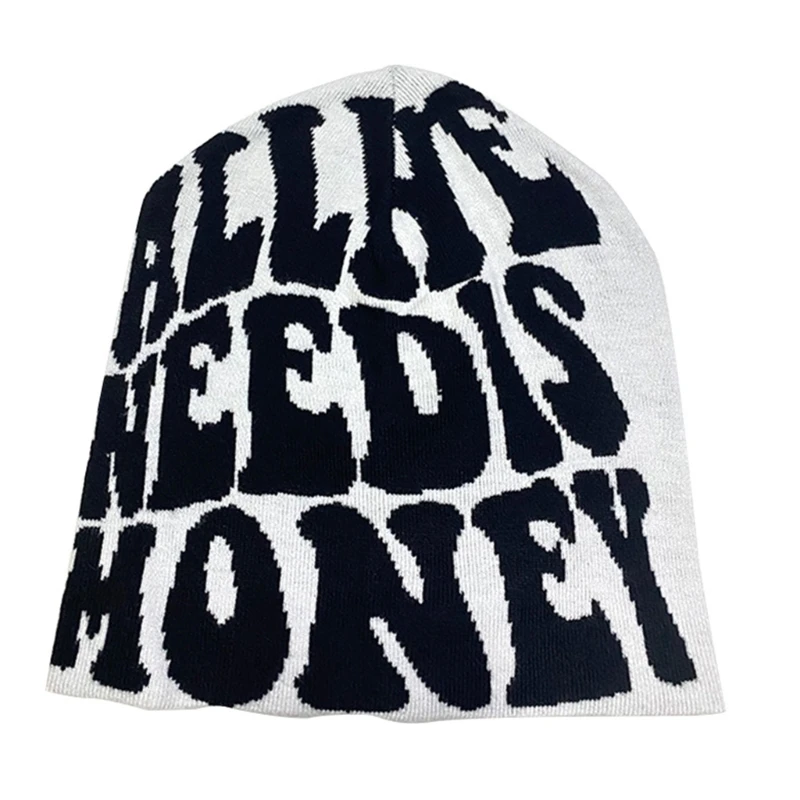 

Y2K Beanies Knit Beanies Hat Skullies Beanies Women Skull Cap Need Is Money