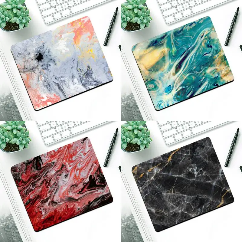 

Marble gamer play mats Mousepad Small Pads Rubber Mouse Mat MousePad Desk Gaming Mousepad Cup Mat
