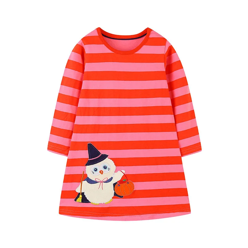 Новое поступление платья zeeхэллоуин в полоску для принцесс лидер продаж детские