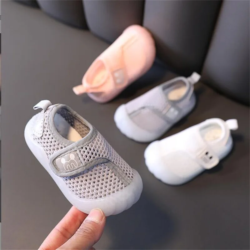

boys girls shoes summer fashion baby mesh shoes Soft Sole Design Non-Slip Baotou breathable baby toddler shoes 16-25